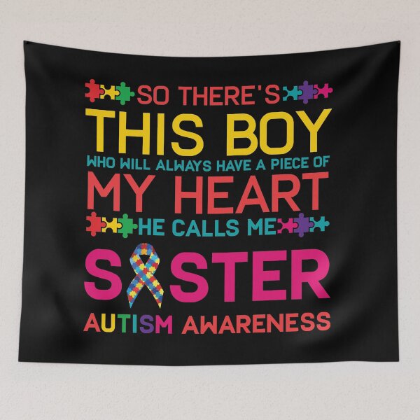 Item preview, Funny Autism Sister Shirt Autism Awareness Day designed and sold by mrsmitful.