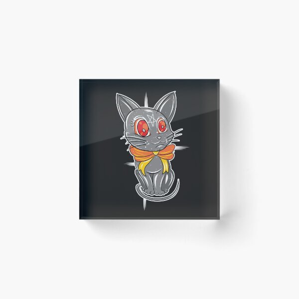 Item preview, Spooky Sinister Kitty Cat designed and sold by newimagedepot.