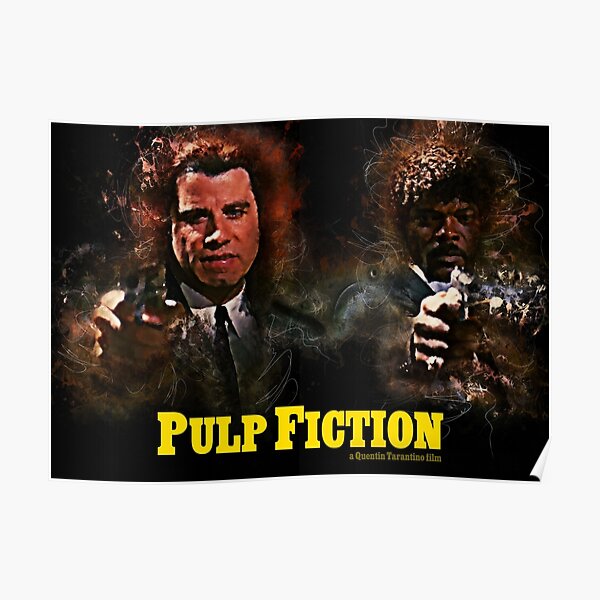 Pulp Fiction Alternatives Filmplakat Poster Von Hdmi2k Redbubble