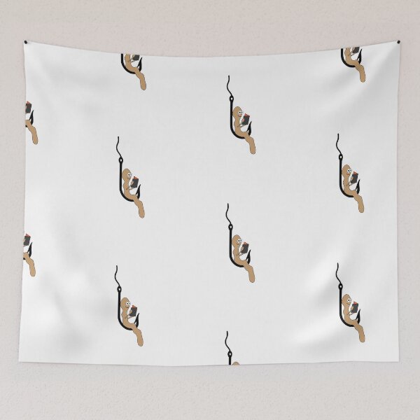 Item preview, Best underwater holiday worm chills on hook designed and sold by dm4design.