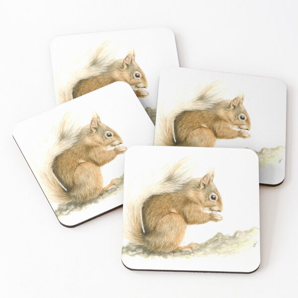 Item preview, Red squirrel designed and sold by RozThompsonArt.