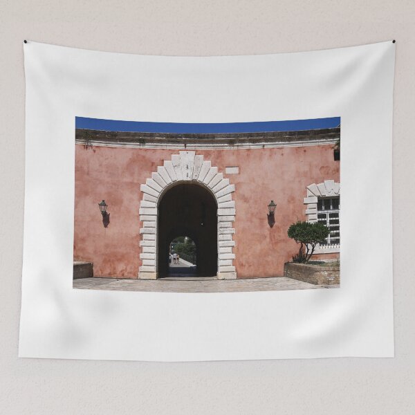 Item preview, old Corfu fortress entrance summer season designed and sold by goceris.