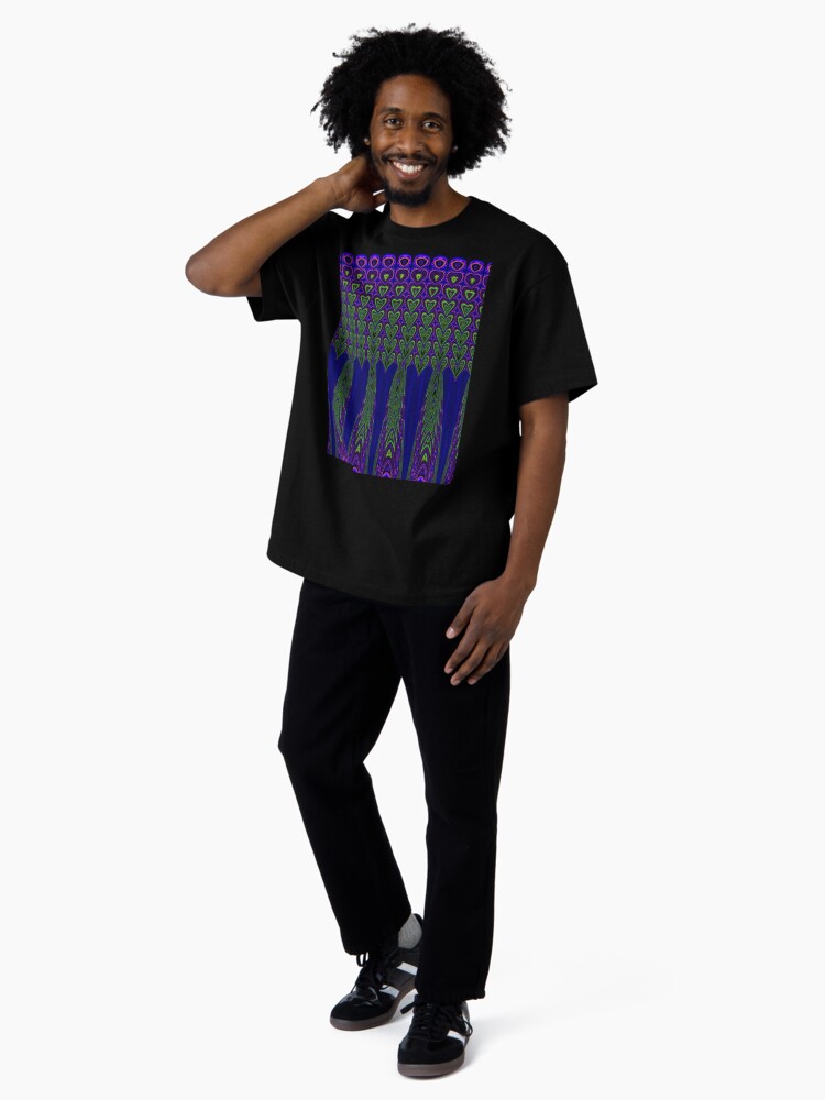 Thumbnail 4 of 7, Oversized T-Shirt, Full of Love (Ancient Traditional Motif Series) designed and sold by Vk91.