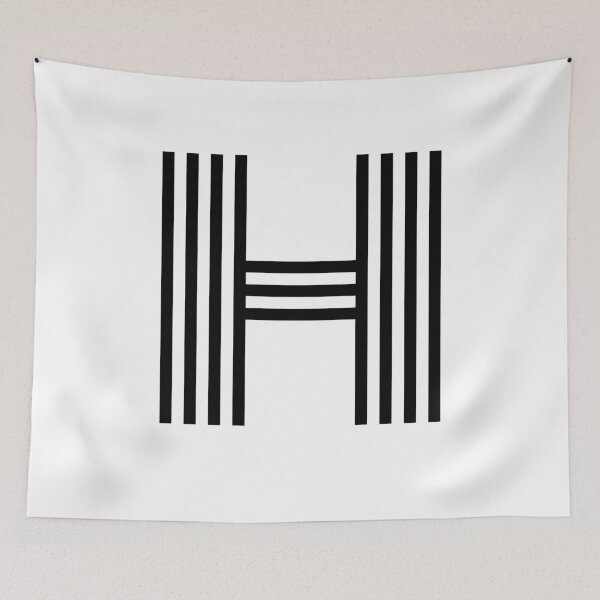 Item preview, Alphabet H (Uppercase letter h), Letter H designed and sold by marosharaf.