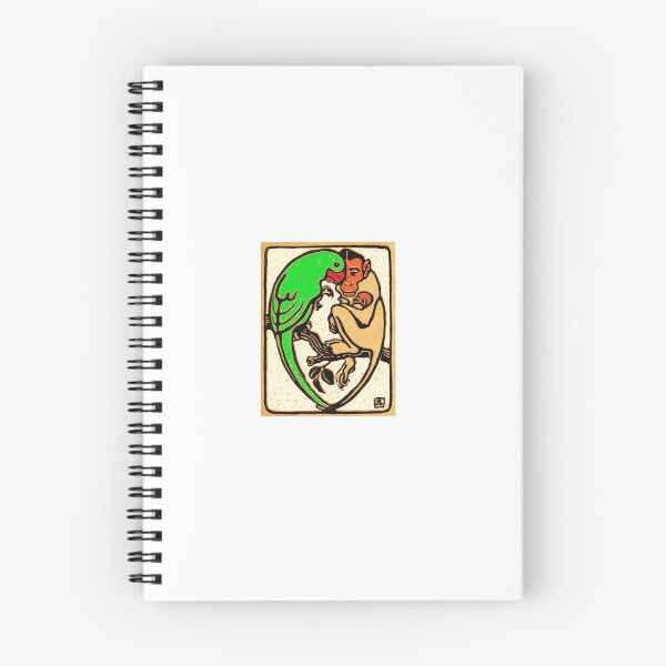 Item preview, Parrot admires Monkey's Baby by Ludwig Hohlwein designed and sold by neonwulf.