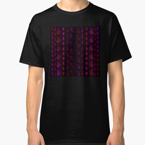 Neon Insect Stripes 2 Classic T-Shirt