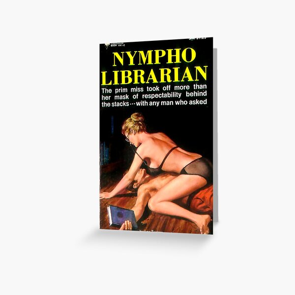 Artikel-Vorschau von Nympho Bibliothekar, designt und verkauft von Jennifer Talley.