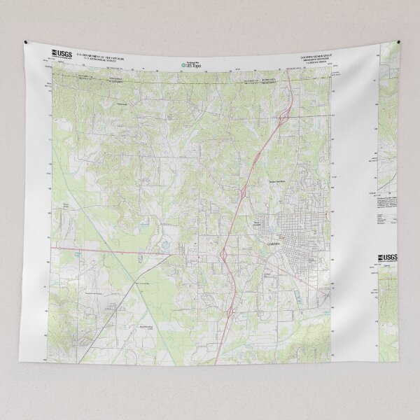 Artikelvorschau, USGS TOPO Karte Mississippi MS Corinth 20120321 TM entworfen und verkauft von WetdryvacRBO2.