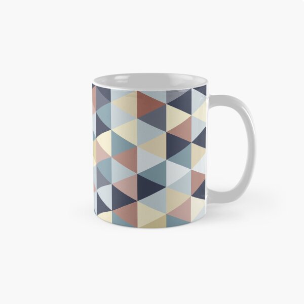 Item preview, Earth Tones and Blues Small Triangles B designed and sold by BlertaDK.