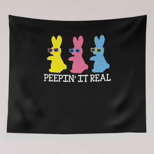 Item preview, Peepin' It Real Colorful Easter Bunny Cool Gift designed and sold by BUBLTEES.