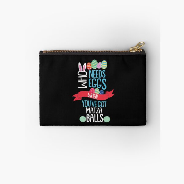Item preview, Who Needs Eggs You've Got Matza Balls Easter Egg designed and sold by BUBLTEES.