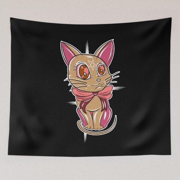 Item preview, Spooky Sinister Kitty Cat designed and sold by newimagedepot.