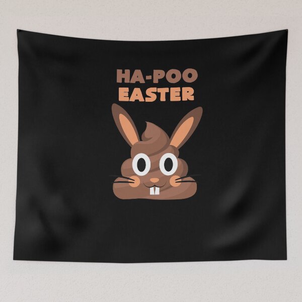 Item preview, Ha-Poo Easter Happy Easter Funny Bunny Poop designed and sold by BUBLTEES.