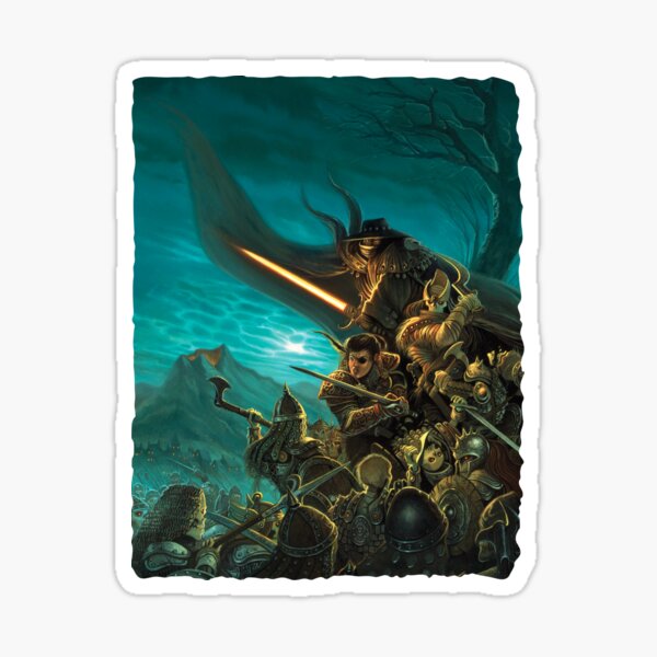 Scarred Lands Cover Art: Hollowfaust: City of Necromancers Sticker