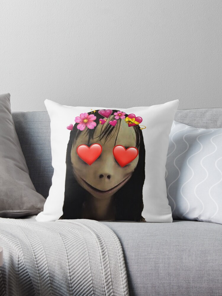 Heart eye outlet emoji pillow