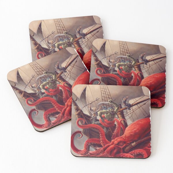Item preview, Scarred Lands Cover Art: Blood Sea: The Crimson Abyss designed and sold by Onyx Path Publishing Merch Store.