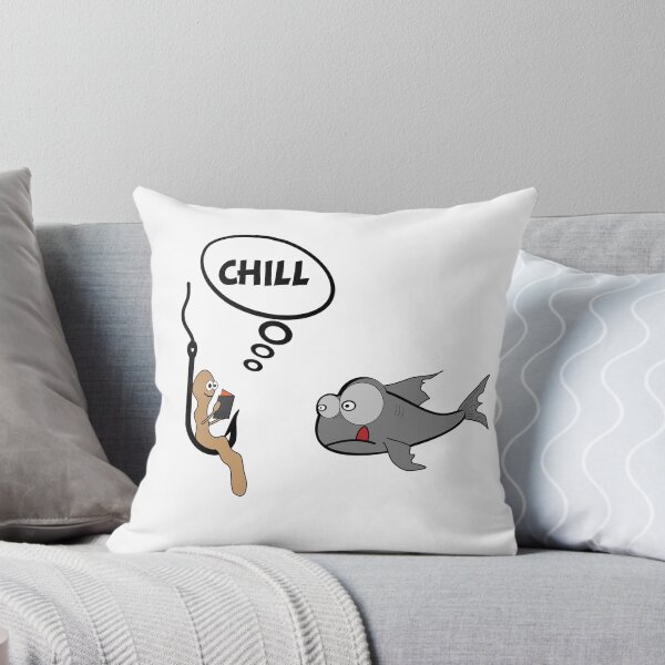 Item preview, Worm chills on Angel Hook. Fish angler gift designed and sold by dm4design.