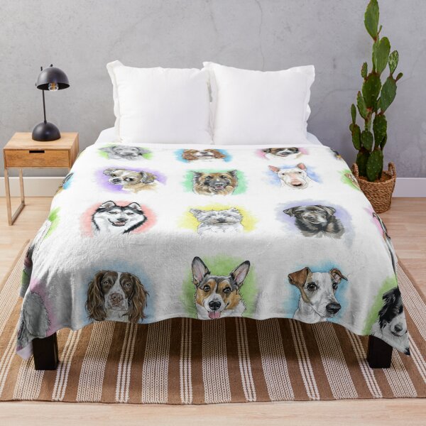 Item preview, Dog breed collage designed and sold by RozThompsonArt.