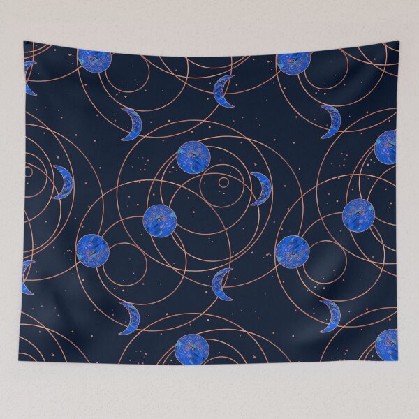 Item preview, Moon Cycles - Blue designed and sold by Olooriel.
