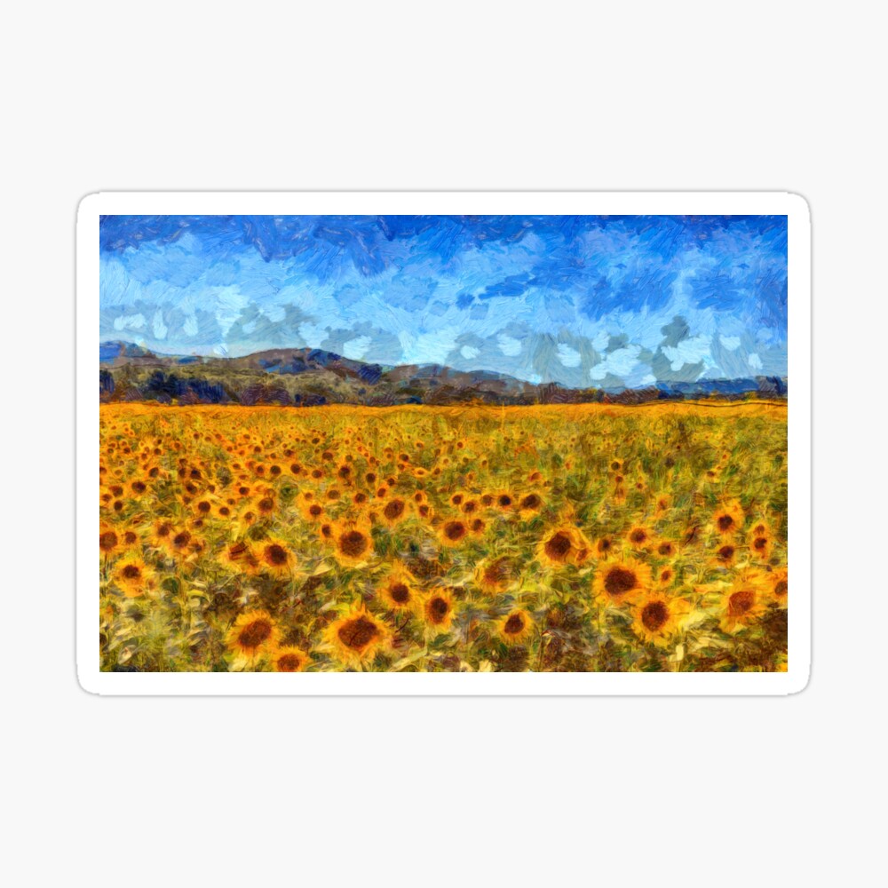 van gogh summer sunflowers