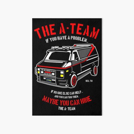The A Team Art Board Print