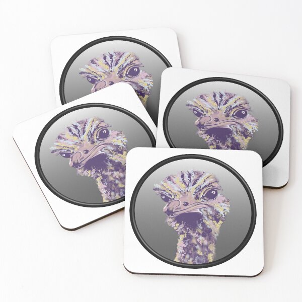 Item preview, Ostrich, liquify, animal portrait designed and sold by DebbieJoyArt.