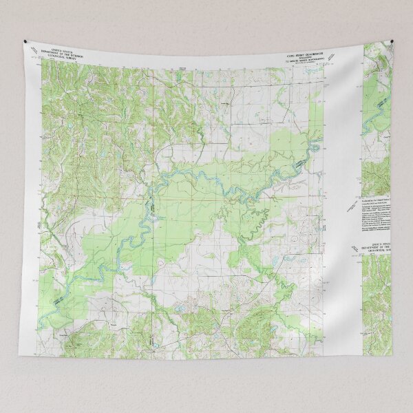Item preview, USGS TOPO Map Mississippi MS Coxs Ferry 335522 1988 24000 designed and sold by WetdryvacRBO2.