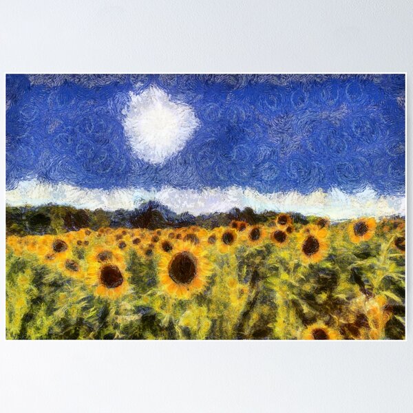 1art1 Vincent Van Gogh Póster Los Girasoles, 1888 Cartel 91x61 cm :  : Hogar y cocina