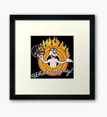 That's Nux, folks! Framed Print