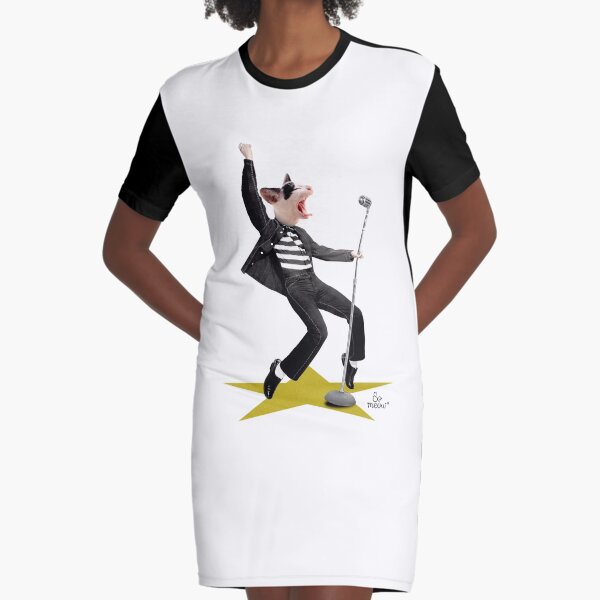 The King Cat - un hommage à Elvis Presley Robe t-shirt