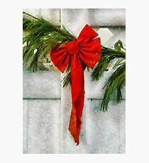 Christmas - Ribbon Photographic Print