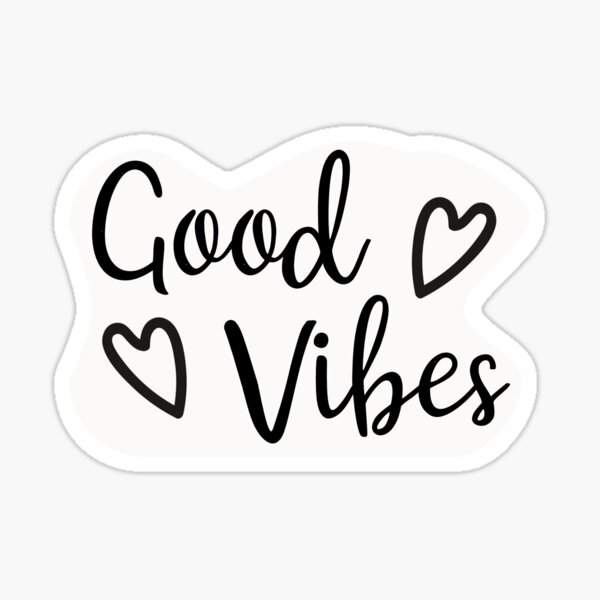 Item preview, Good Vibes sticker designed and sold by Stickerdepo.