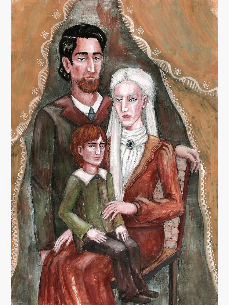 Victorian Family Portrait Art Board Print