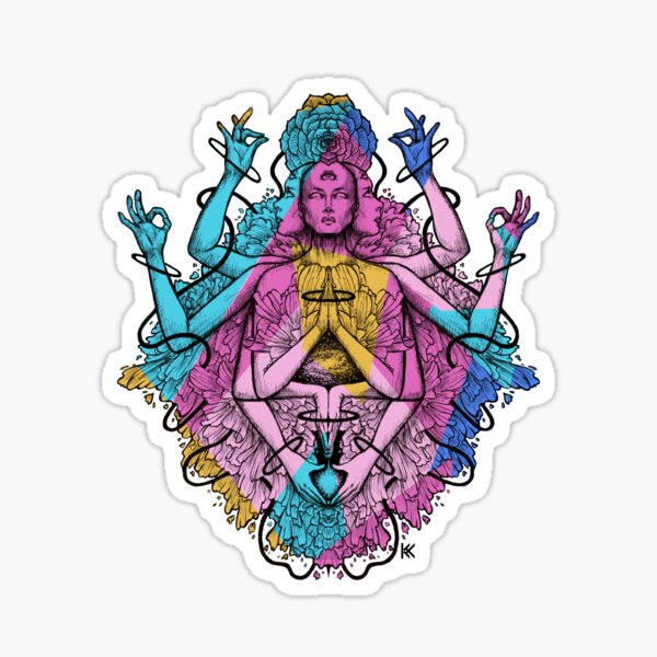 Divine Fractals Sticker