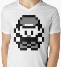 Pokemon Trainer Red (Generation 1 Red/Green/Blue) Men's V-Neck T-Shirt