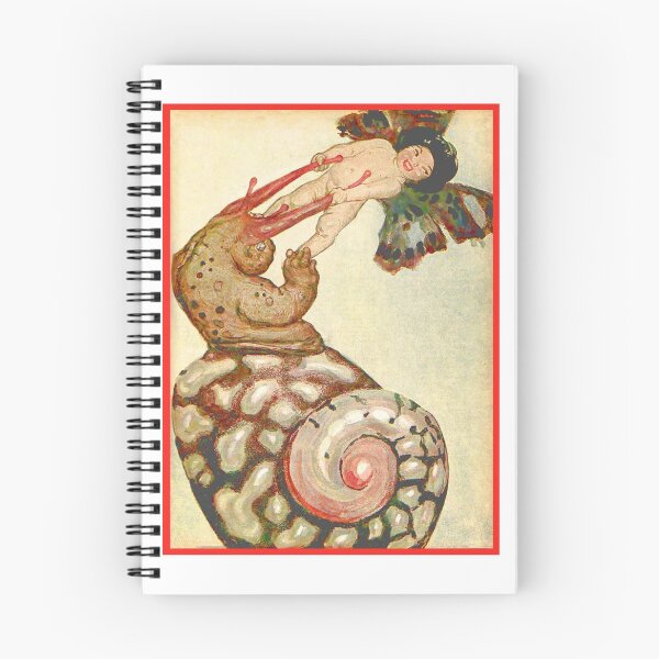 Item preview, Fairy Tugging on Antennae of a Seashell Animal by Leo Putz designed and sold by neonwulf.