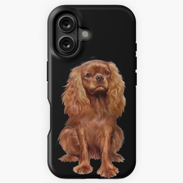 Vista previa del artículo con la obra «Cavalier King Charles Spaniel - Rubí», diseñado y vendido por JeanBFitzgerald.
