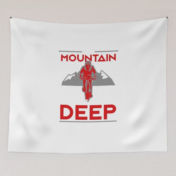 Item preview, mountain deep | MTB T-Shirt designed and sold by Rokahr-overland.