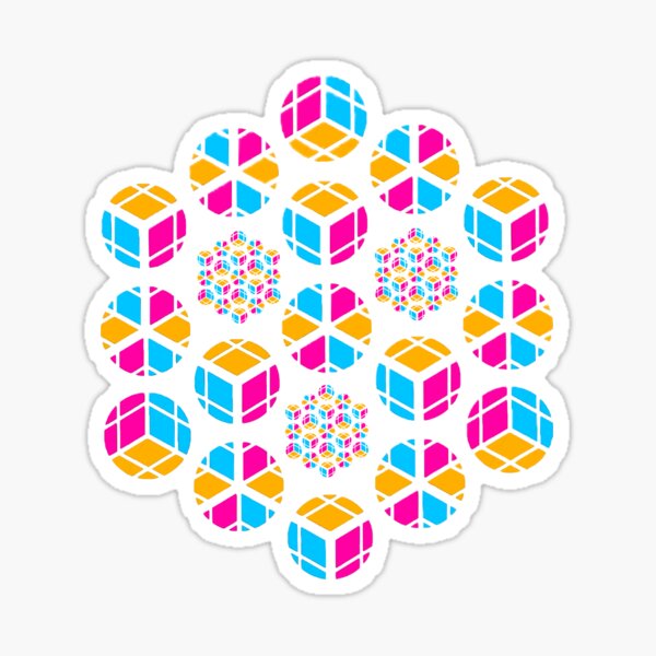 Vista previa del artículo con la obra «Más Cube Bubbles en Cube Bubbles», diseñado y vendido por weavernap.