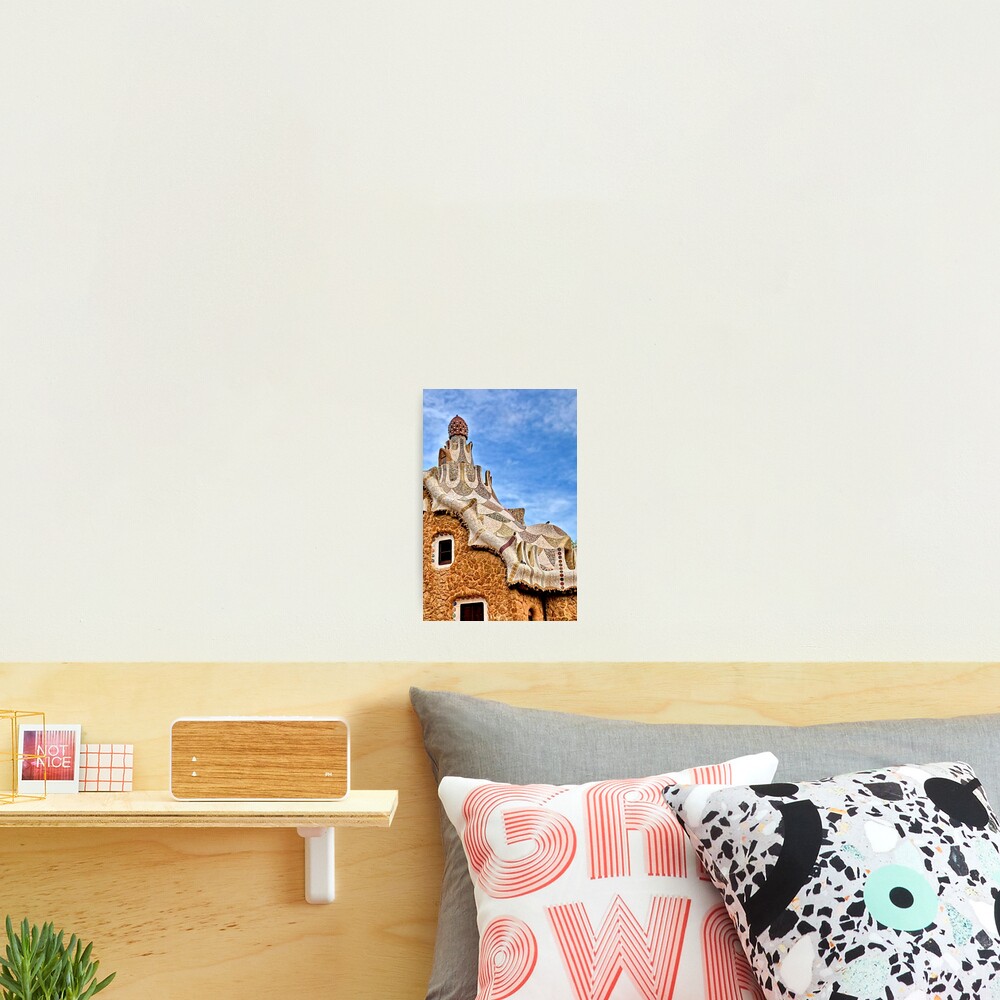 Park Guell Barcelona Spain Photographic Print By Janeus Redbubble