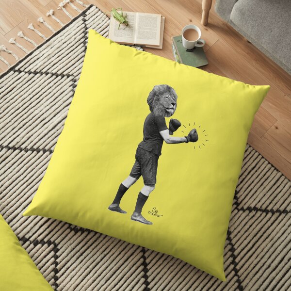 Le roi de la jungle - Lion boxer Coussin de sol