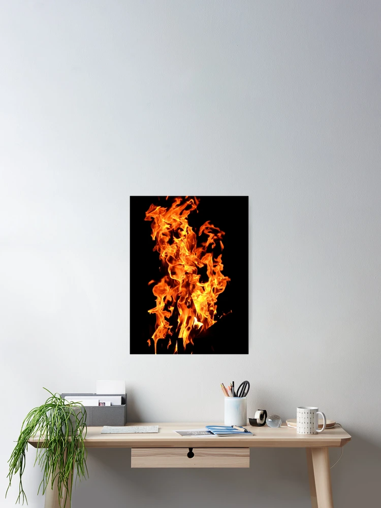 Thumbnail 2 of 3, Poster, Fire flames exploding designed and sold by Sipsta.