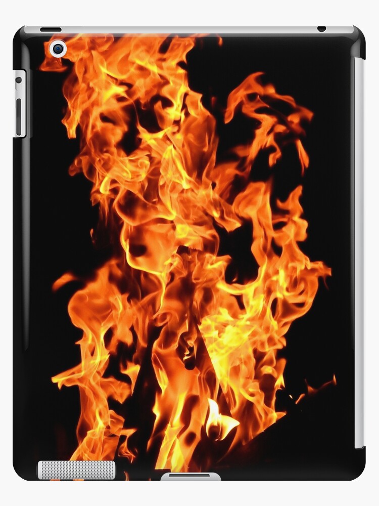 Funda y vinilo para iPad con la obra «E S T O P A (Fuego)» de Naux05