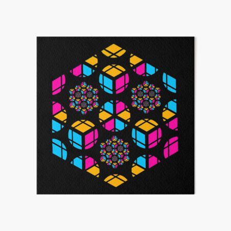 Vista previa del artículo con la obra «Muchas muchas más burbujas de cubo en burbujas de cubo», diseñado y vendido por weavernap.