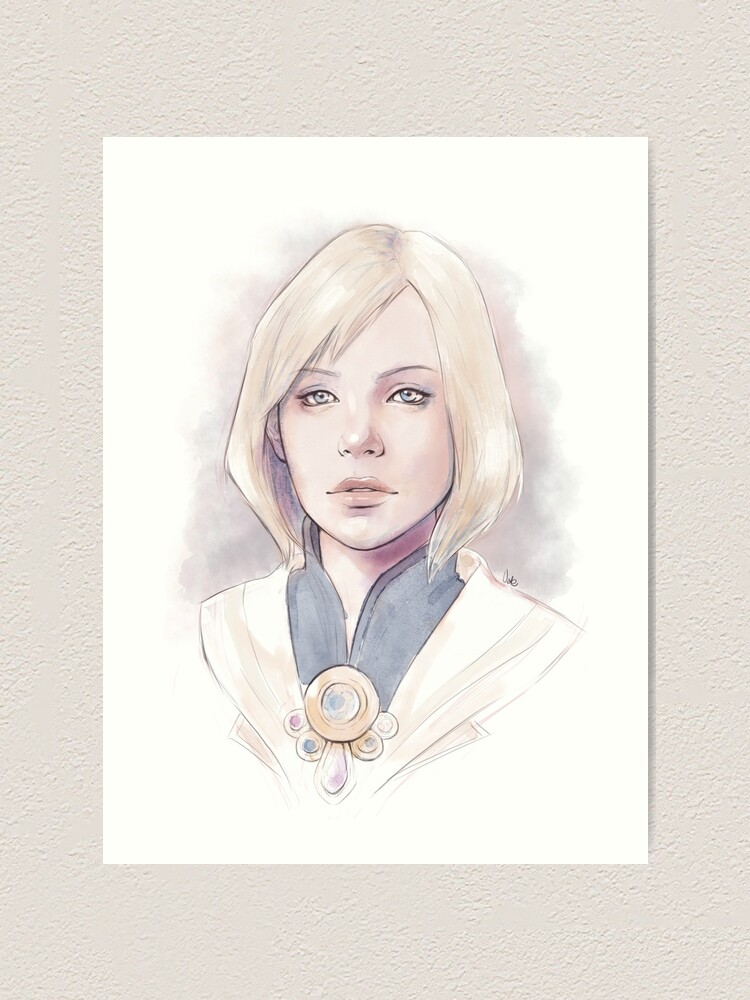 Alternate view of Princess Ashe Art Print