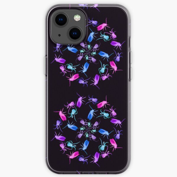 Spider Moth Flower 1 iPhone Soft Case