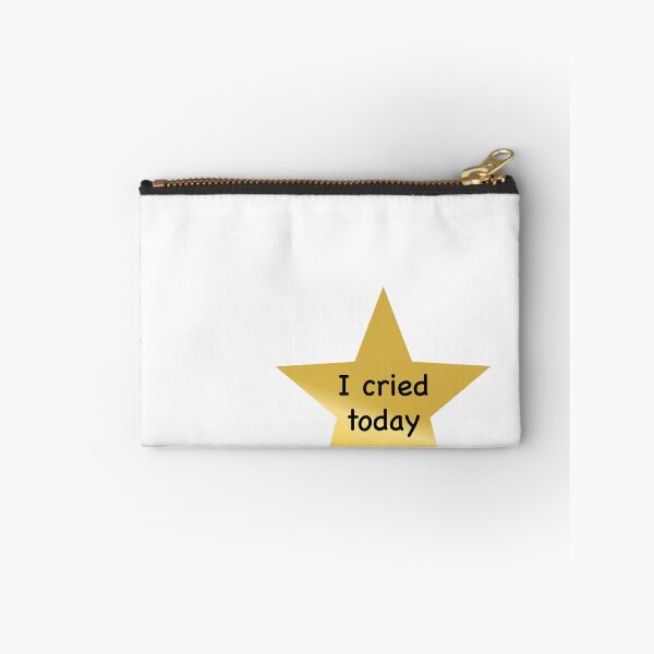 Item preview, I Cried Today Star Sticker designed and sold by tullabee.