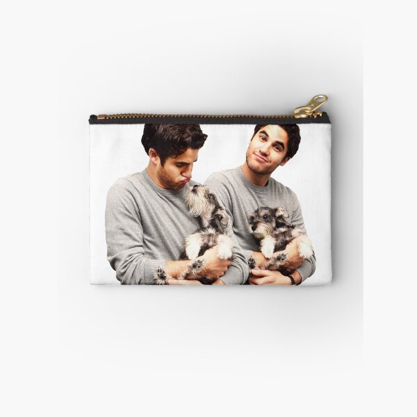 Item preview, Darren Criss holding a puppy designed and sold by tatmaslany.