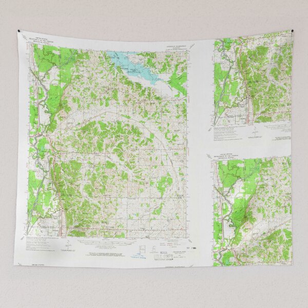 Item preview, USGS TOPO Map Mississippi MS Crenshaw 336868 1963 62500 designed and sold by WetdryvacRBO2.