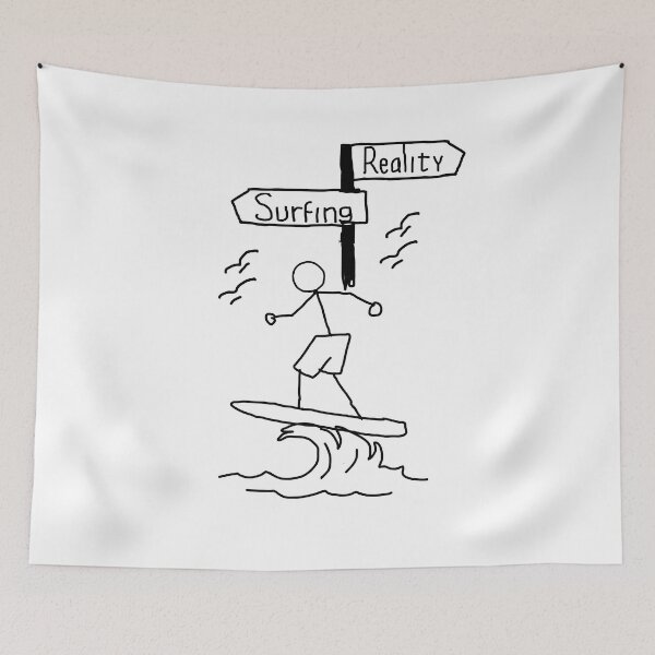 Item preview, Surfing Reality designed and sold by lynchhorizon.